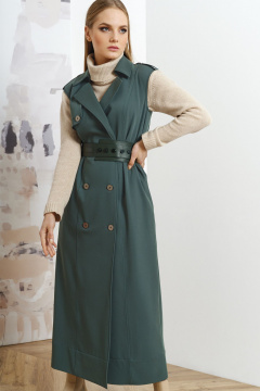 Стильное платье-тренч из текстиля для милых образов Noche mio 1.074 - фото 1