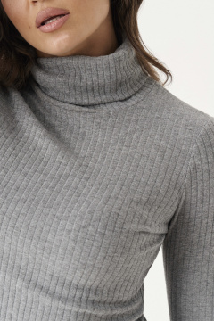 Деловой комплект джемпер и брюки из текстиля Панда 194740w серый - фото 4