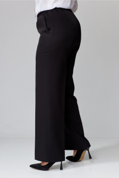 Брюки прямого силуэта с заутюженными стрелками Aira Style 24-026 черный - фото 4