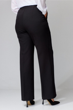 Брюки прямого силуэта с заутюженными стрелками Aira Style 24-026 черный - фото 2