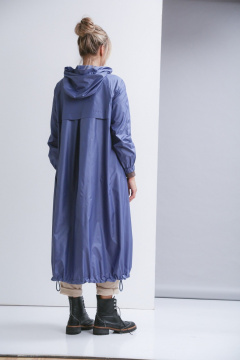 Плащ без подклада с регулируемым низом и капюшоном Ma Vie М-683 - фото 5