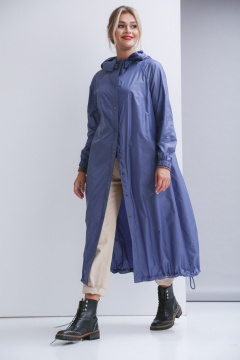 Плащ без подклада с регулируемым низом и капюшоном Ma Vie М-683 - фото 2