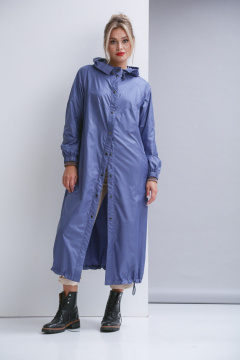 Плащ без подклада с регулируемым низом и капюшоном Ma Vie М-683 - фото 1