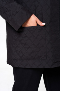 Жакет и брюки комплект на каждый день из текстиля Liona Style 911 черный - фото 4