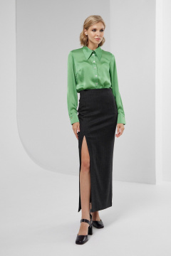 Миди юбка с высокой посадкой и разрезом HELEN BIRCH U014а - фото 1