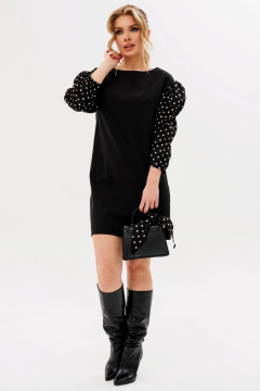 Платье из плательной ткани с объемным рукавом Faufilure C1715 - фото 1