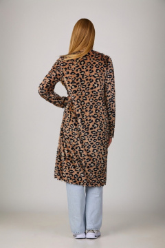 Кардиган из трикотажа легкий на каждый день Rosheli 450/3 леопард - фото 3