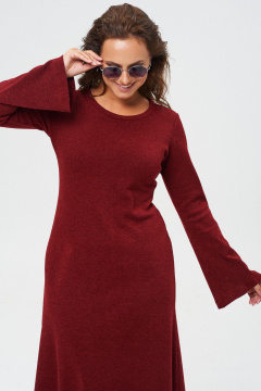 Платье из трикотажа с приталенным силуэтом и расклешением Your size 2237 - фото 5