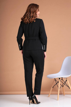 Демисезонный женский комплект из текстиля с зауженными брюками Liona Style 772 - фото 3