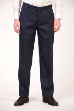 Классические мужские брюки прямого кроя Pan-Mod 1122.170 синий - фото 1