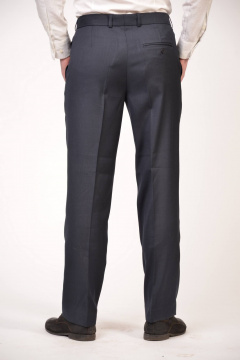 Мужские брюки прямого кроя на каждый день Pan-Mod 1123.188 синий - фото 4