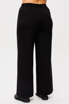 Черные брюки из вискозы и трикотажа для комфортного образа Anelli 1425 черный - фото 3
