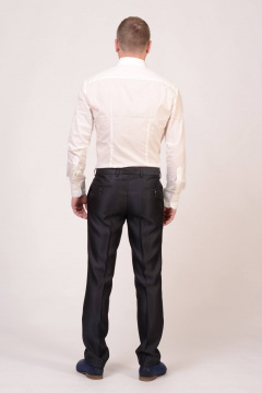 Классические зауженные брюки со стрелками для повседневного стиля LAGENTE 6005.182 серый - фото 3