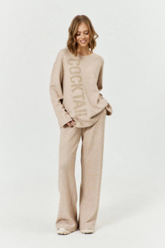 Трикотажный костюм женский с джемпером и брюками COCKTAIL 1030 - фото 5