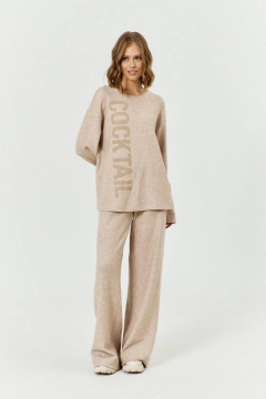 Трикотажный костюм женский с джемпером и брюками COCKTAIL 1030 - фото 3