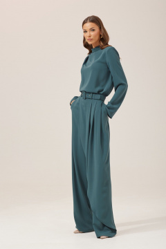 Блуза и брюки прямого силуэта с декоративными складками Lyushe 3898 - фото 3