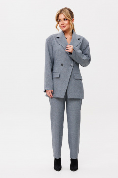 Брюки зауженные и свободный жакет с рукавом-сложно Amberа Style 2095 - фото 1