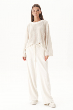 Трикотажный костюм с широкими брюками и джемпером свободного кроя Fantazia Mod 4968 - фото 1