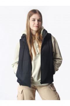 Жилет на каждый день из плащёвой ткани для девочек-подростков АРТУС 24С8-Р57 черный - фото 2