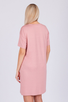 Домашняя сорочка из вискозы с эффектной печатью Belarusachka РС5367А александрит - фото 3