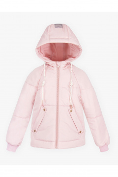 Демисезонная спортивная куртка для девочки с шевроном АРТУС 23С83-Р57 лотос - фото 1