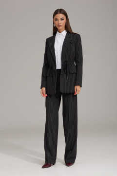 Брэкеты и жакет комплект из костюмной ткани с полоской N.O.W. 1475 - фото 4