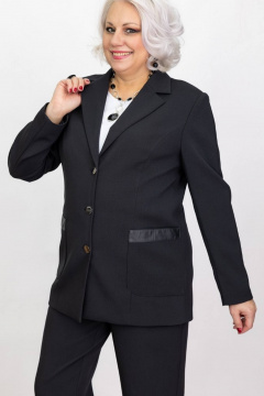 Жакет классический с накладными карманами из текстиля Camelia 2349 2 - фото 5