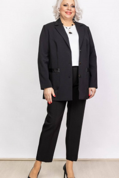 Жакет классический с накладными карманами из текстиля Camelia 2349 2 - фото 3