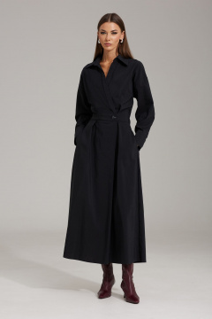 Платье приталенное со спущенным плечом и карманами N.O.W. 1478 - фото 3