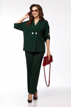 Комплект брюк палаццо и жакета прямого силуэта из текстиля Taita plus 2329/8 - фото 2