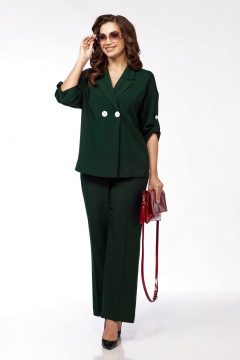 Комплект брюк палаццо и жакета прямого силуэта из текстиля Taita plus 2329/8 - фото 1