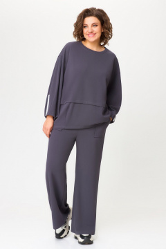 Демисезонный костюм из джинса: свободные брюки и прямой джемпер Svetlana-Style 1953 - фото 1