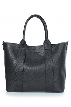 Сумка на одно отделение из экокожи для повседневных образов Galanteya 11724.24с817к45 черный - фото 3