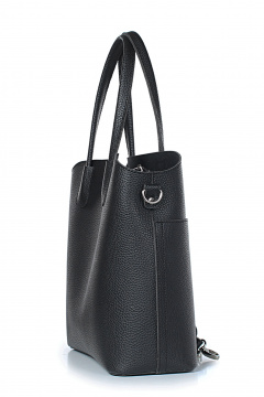 Классическая сумка из экокожи для ежедневного стиля Galanteya 11824.24с837к45 черный - фото 4