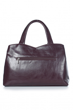 Красная сумка из экокожи на два отделения для ежедневных образов Galanteya 12324.24с637к45 бордо - фото 3