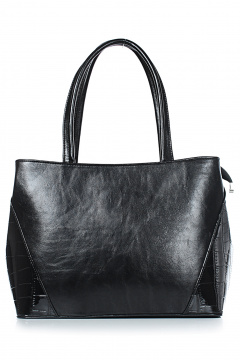 Черная сумка из экокожи на повседневный стиль Galanteya 13624.24с620к45 черный - фото 2
