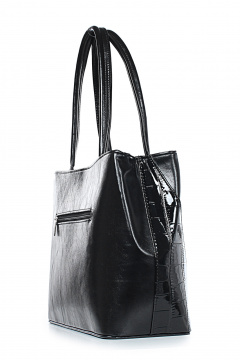 Черная сумка из экокожи на повседневный стиль Galanteya 13624.24с620к45 черный - фото 4