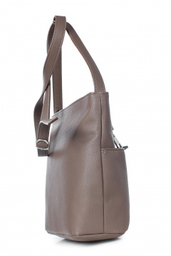 Сумка из экокожи с множеством карманов и ремнем Galanteya 34523.23с1366к45 бежевый_т. - фото 3