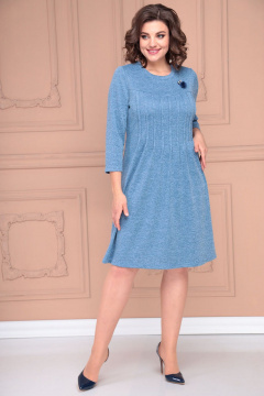 Платье AltaModa 1000-1 голубой - фото 1