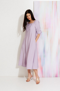 Платье летнее вискоза с драпировкой и карманами Morozov Amavie 1.2087_A1_Zunka лавандовый - фото 2
