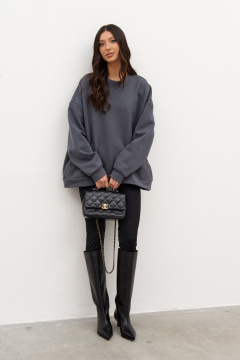 Джемпер с рукавами со спущенным плечом и карманами ANNETE A2018/1 - фото 2