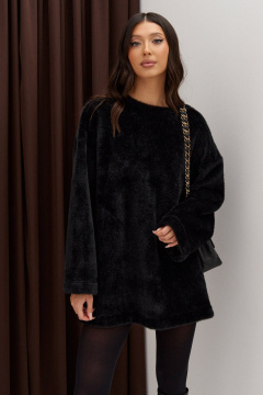 Свободное платье прямого кроя из мягкого текстиля ANNETE A3592 - фото 4