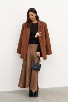 Свободный жакет из костюмной ткани с функциональными карманами ANNETE A5339/1 - фото 5