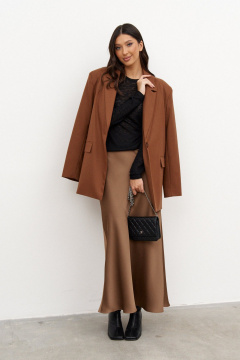 Свободный жакет из костюмной ткани с функциональными карманами ANNETE A5339/1 - фото 3