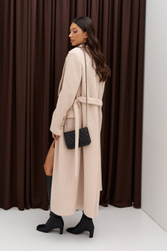 Кардиган из трикотажа бежевого цвета для повседневной носки ANNETE A5389 - фото 4