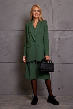 Деловой комплект из жакета, жилета и брюк-бермуд Azzara 976Т - фото 1