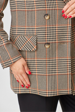 Деловой жакет и брюки из текстиля в нейтральных цветах DaLi 3697.2 - фото 5