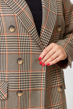 Деловой жакет и брюки из текстиля в нейтральных цветах DaLi 3697.2 - фото 4