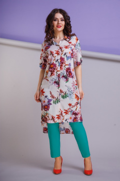 Anastasia 202 молочный+зеленый