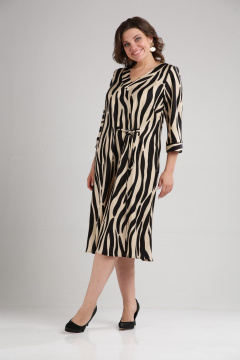 Нарядное платье А-силуэта с нагрудными выточками и карманами Rishelie 973 - фото 2